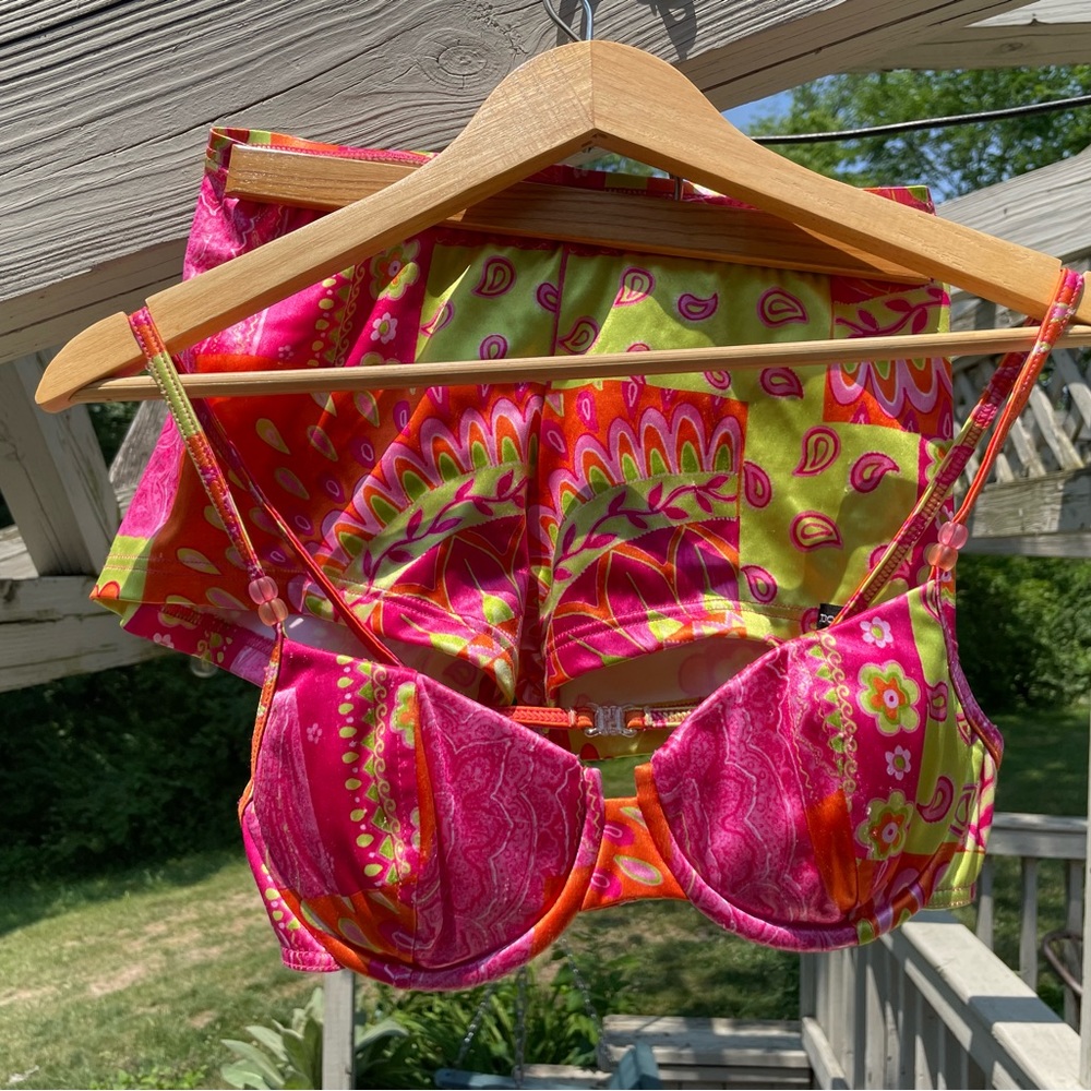 Vintage multicolor Body Glove bikini